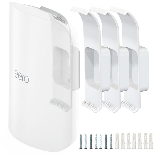 Mamerry Wall Mount Bracket for eero Pro 7 Router - Space-Saving Tri-Band Wi-Fi 7 Mesh System Accessory, Easy Installation Compatible with eero Pro 7(3