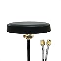 Proxicast Ultra Low Profile Indoor/Outdoor Omni Directional MIMO WiFi Antenna - Dual Band/Triple Band 2.4/5.8/6 GHz WiFi Puck - Through Hole Screw