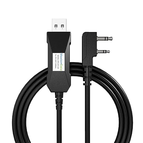 SAMCOM Radio Programming Cable USB Plug & Play No Driver Needed for Windows System Compatible FPCN30A FPCN10A Two Way Radio