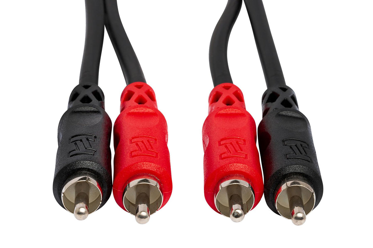 Hosa CRA-204 Stereo Interconnect, Dual RCA to Same, 13 Feet