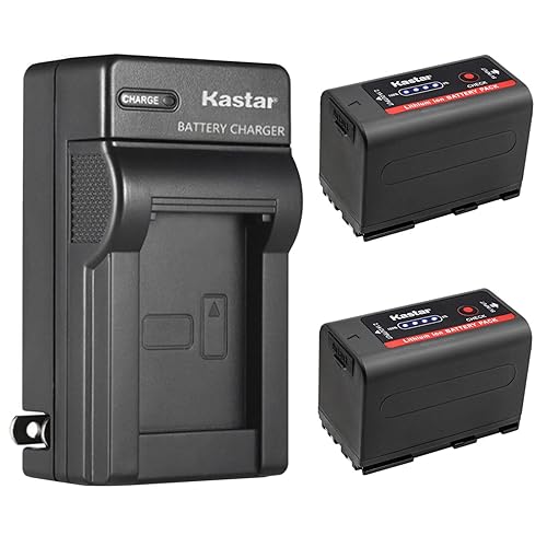 Kastar 2-Pack BP-950G Pro Battery and AC Wall Charger Replacement for Canon XL-1 XL-1S XL-2 XH-A1 XH-A1 HDV XH-A1S HD XH-A1SE HDV XM1 XM2 XV1 XV2 C2