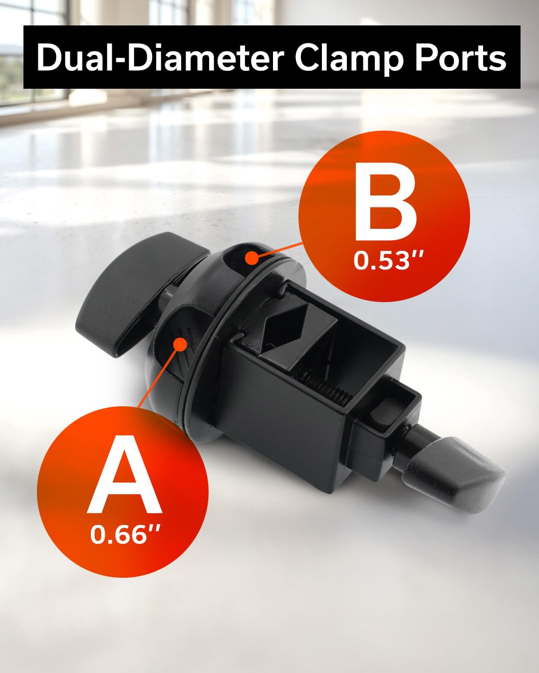 Hamilton KB200M Universal Boom Clamp, Multi-Fit Mount for Speaker, Microphone, and Lighting Stands