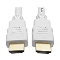 TRIPP LITE High Speed HDMI Cable, High-Definition Digital Video Audio, 4K @ 30Hz M/M, 10', White (P568-010-WH)