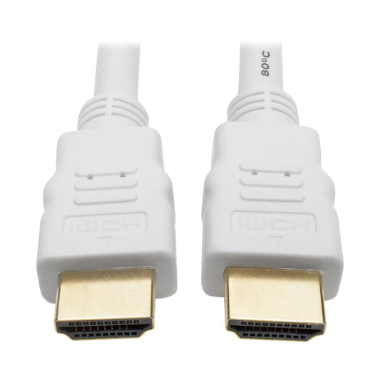 TRIPP LITE High Speed HDMI Cable, High-Definition Digital Video Audio, 4K @ 30Hz M/M, 10', White (P568-010-WH)