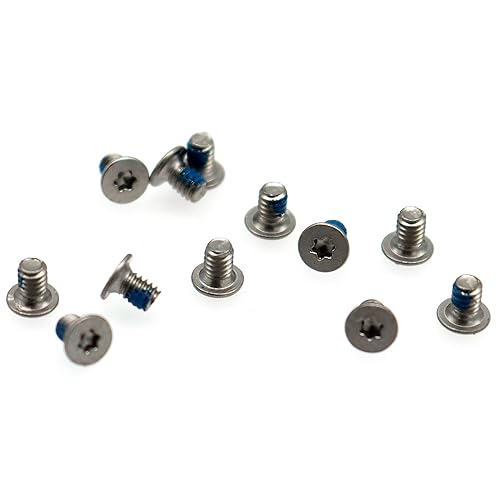 12x M2x3mm Silver Torx T5 Replacement Bottom Case Base Cover Screw for Dell XPS 13, XPS 15 7590 9550 9560 9500 XPS 17 9700 Precision 5510 5520