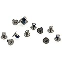 12x M2x3mm Silver Torx T5 Replacement Bottom Case Base Cover Screw for Dell XPS 13, XPS 15 7590 9550 9560 9500 XPS 17 9700 Precision 5510 5520