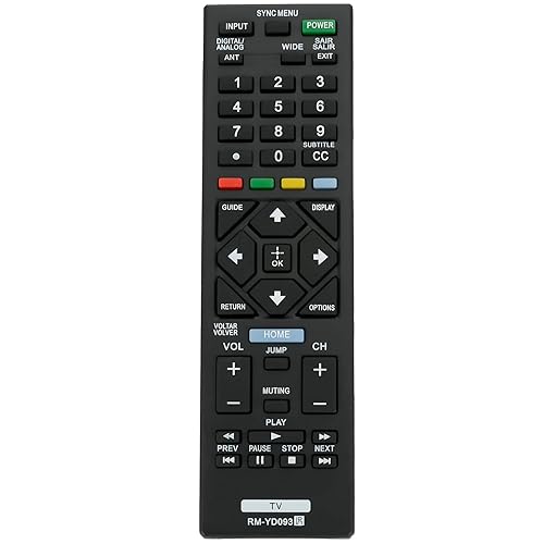 RM-YD093 Replace Remote Control fit for Sony Bravia LCD TV KDL-46R450A KDL-50R450A KDL-40R450A KDL-40R471A KDL-32R400A KDL-46R453A KDL-32R421A