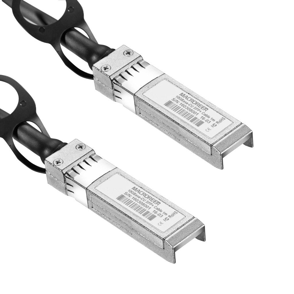 10G SFP+ DAC Twinax Cable, Passive Direct Attach Copper SFP Cable, Compatible with Intel XDACBL3M,3-Meter, Ethernet Network DAC