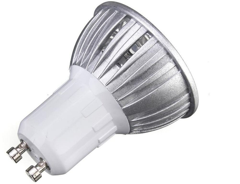 GU10 LED Light Bulbs 3W (30W Halogen Equivalent) Cool White Spot Light for Recessed Lighting, Home, Kitchen, Hotel, Bedroom - 6 Pack