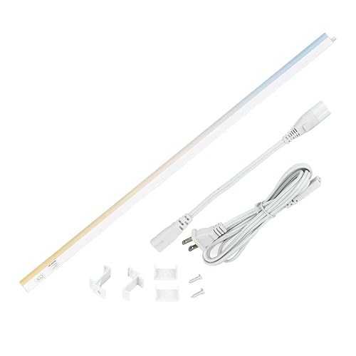 Sunlite LED Under Cabinet Lighting Plug in 46 Inch Linkable Under Counter Lights for Kitchen 16 Watts, 120 Volts, 1600 Lumens, Adjustable 3 CCT