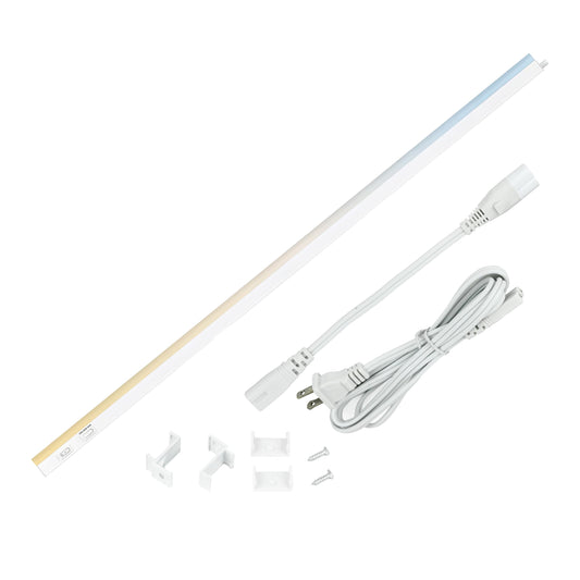 Sunlite LED Under Cabinet Lighting Plug in 46 Inch Linkable Under Counter Lights for Kitchen 16 Watts, 120 Volts, 1600 Lumens, Adjustable 3 CCT