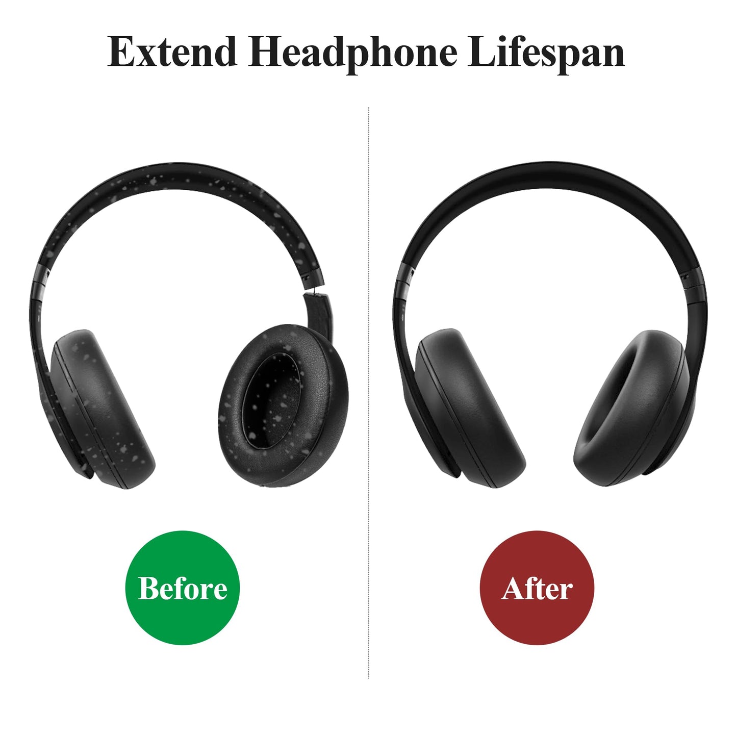 Miruchertter Replacement Parts for Beats Studio 3 - Headband Replacement for Studio 3 (A1914) and Studio 2 (B0500/B0501) Wired & Wireless Headphones