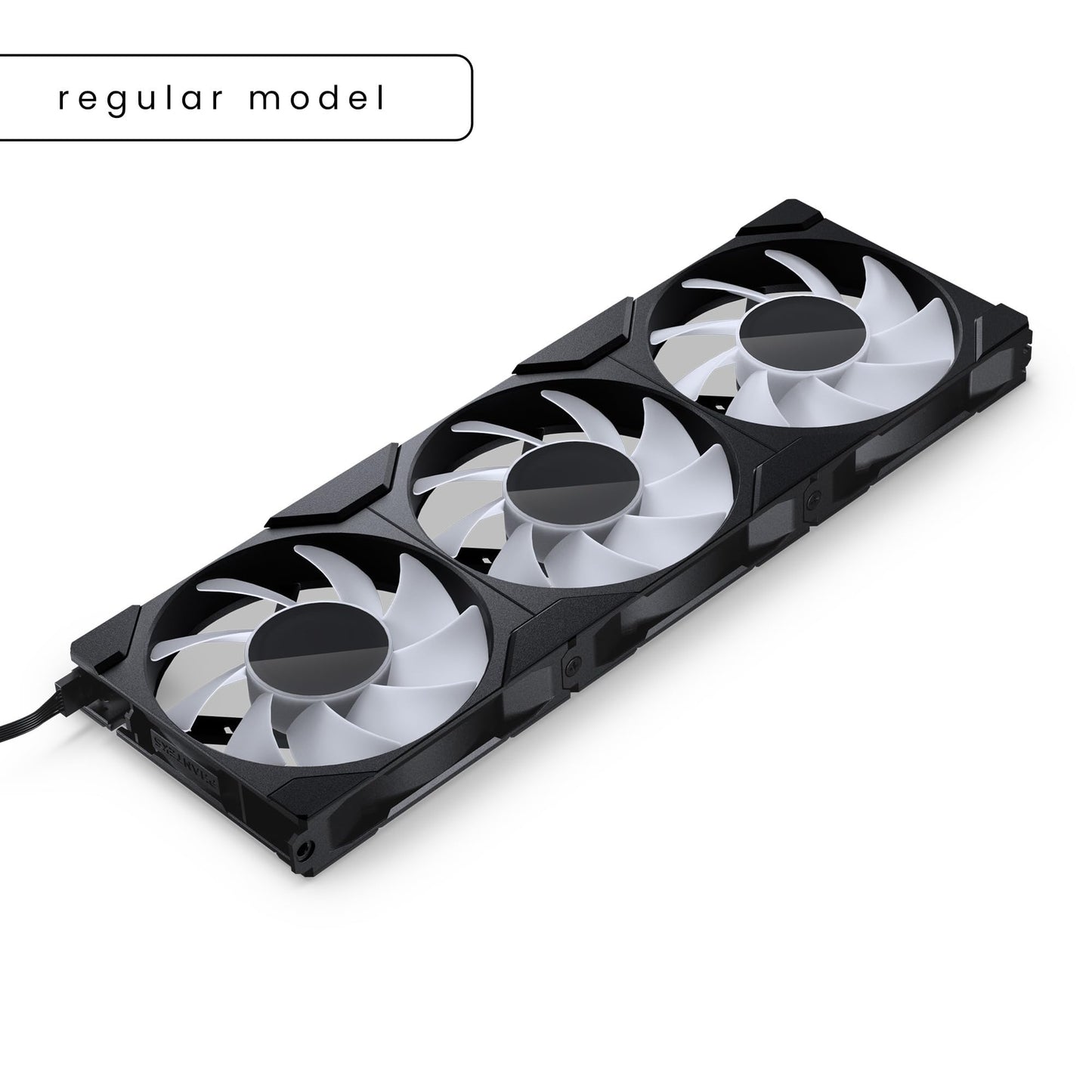 Phanteks M25-120 Gen2 Triple Pack, 3X 120mm ARGB High Performance Cooling Fans, Daisy-Chain Unified Fan Frame, Infinity Mirror hub, Single Cable