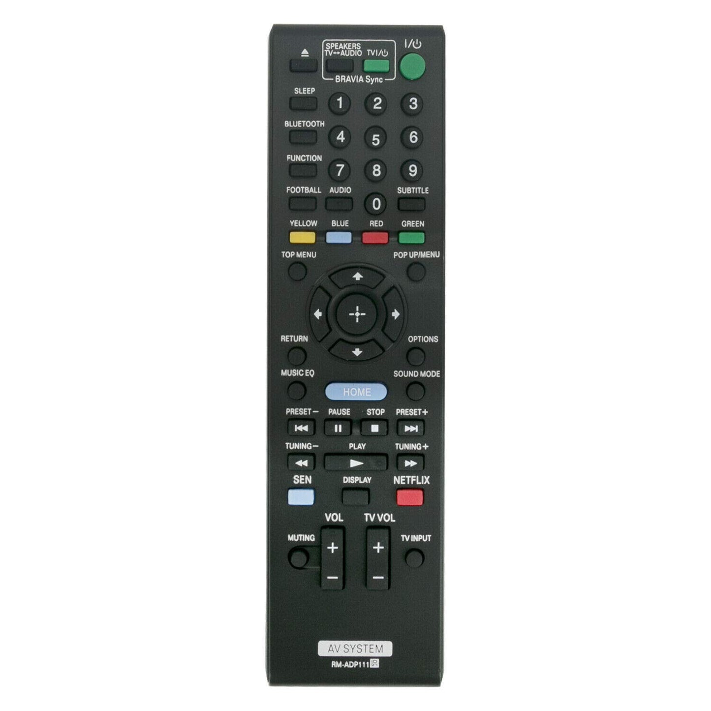 New RM-ADP111 Replace Remote Control for Sony Blu-ray Player BDV-E3100 BDV-E6100 BDVE4100
