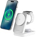 PWR Fold 2.0 4-in-1 Charging Station for Multiple Devices - Portable Wireless Charging Station Compatible with Apple Watch, iPhone, Samsung, Airpods