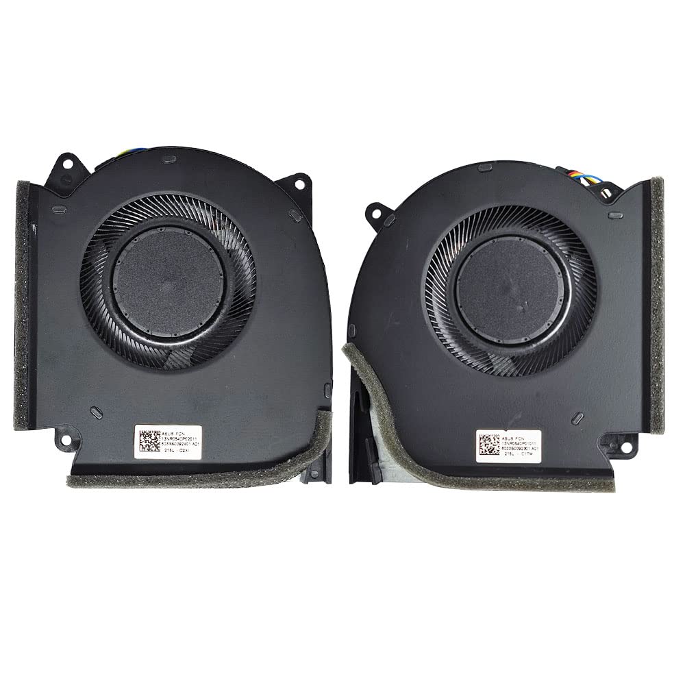 HUANMEFANG Replacement New CPU +GPU Cooling Fan for Asus ROG Strix G513IC G513IE G513IH G513QC G513QE G713IC G713IE G713IH G713QC G713QE Series Fan