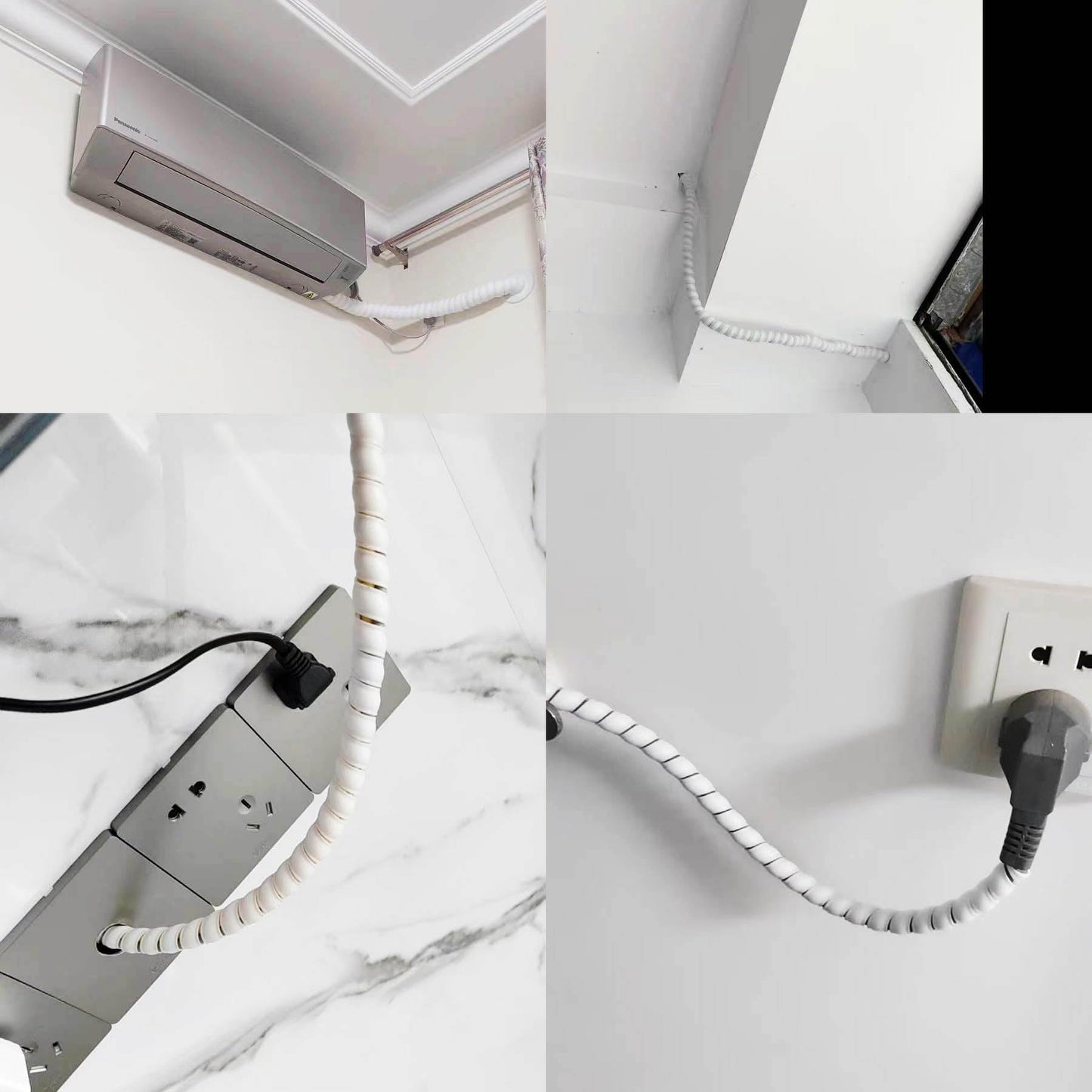 Cable Sleeve, Cord Protector, Cable Organizer for Desk PC TV Computer, Wire Protector Cable Wrap Cover, Protect Pets From Chewing,Cord Management