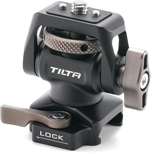 Tilta Camera Monitor Mounting Bracket | NATO Clamp Mount for External Monitor Accessories | Supports 4.4lb Load | 360° Rotation 175° Tilt | Aluminum
