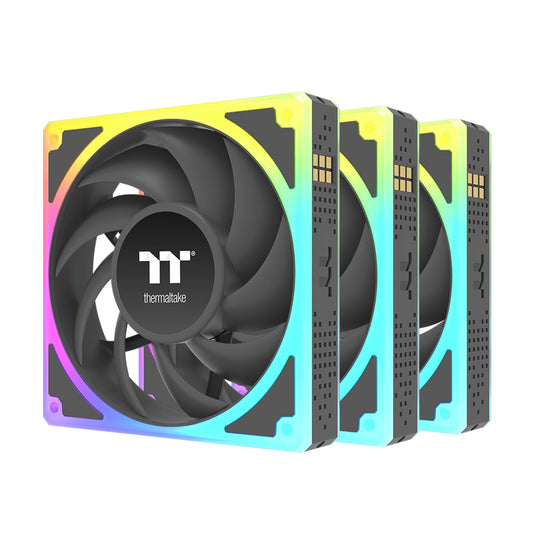 Thermaltake Toughfan EX 120 ARGB Sync; 120mm; 500~2000 RPM; MagForce 2.0; 2.86mm-H2O Static Pressure; Airflow 59.34 CFM; Hydraulic Bearing; 5V 3-Pin