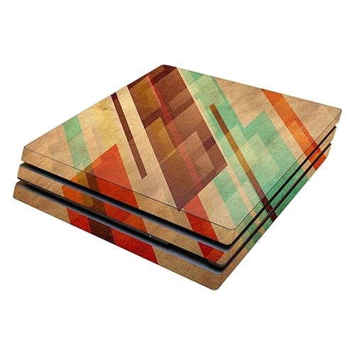 MightySkins Skin Compatible with Sony PS4 Pro Console - Abstract Wood | Protective, Durable, and Unique Vinyl Decal wrap Cover | Easy to Apply