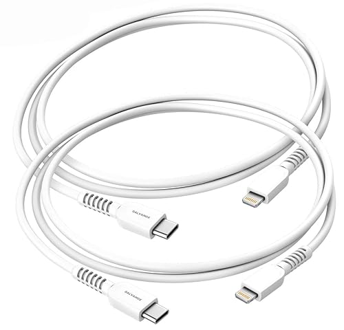 GALVANOX iPhone 12/13, iPhone 14 Charger Cables (USB C to Lightning) 2 Pack (3ft & 5ft) Apple MFi Certified Cords for iPhone 11/12/13/14 Pro Max…