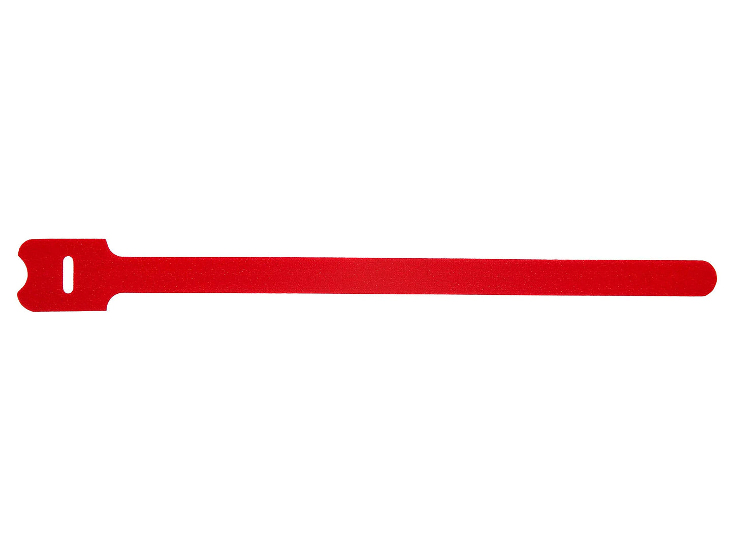 Secure 12 Inch Red Hook and Loop Tie Wrap - 50 Pack