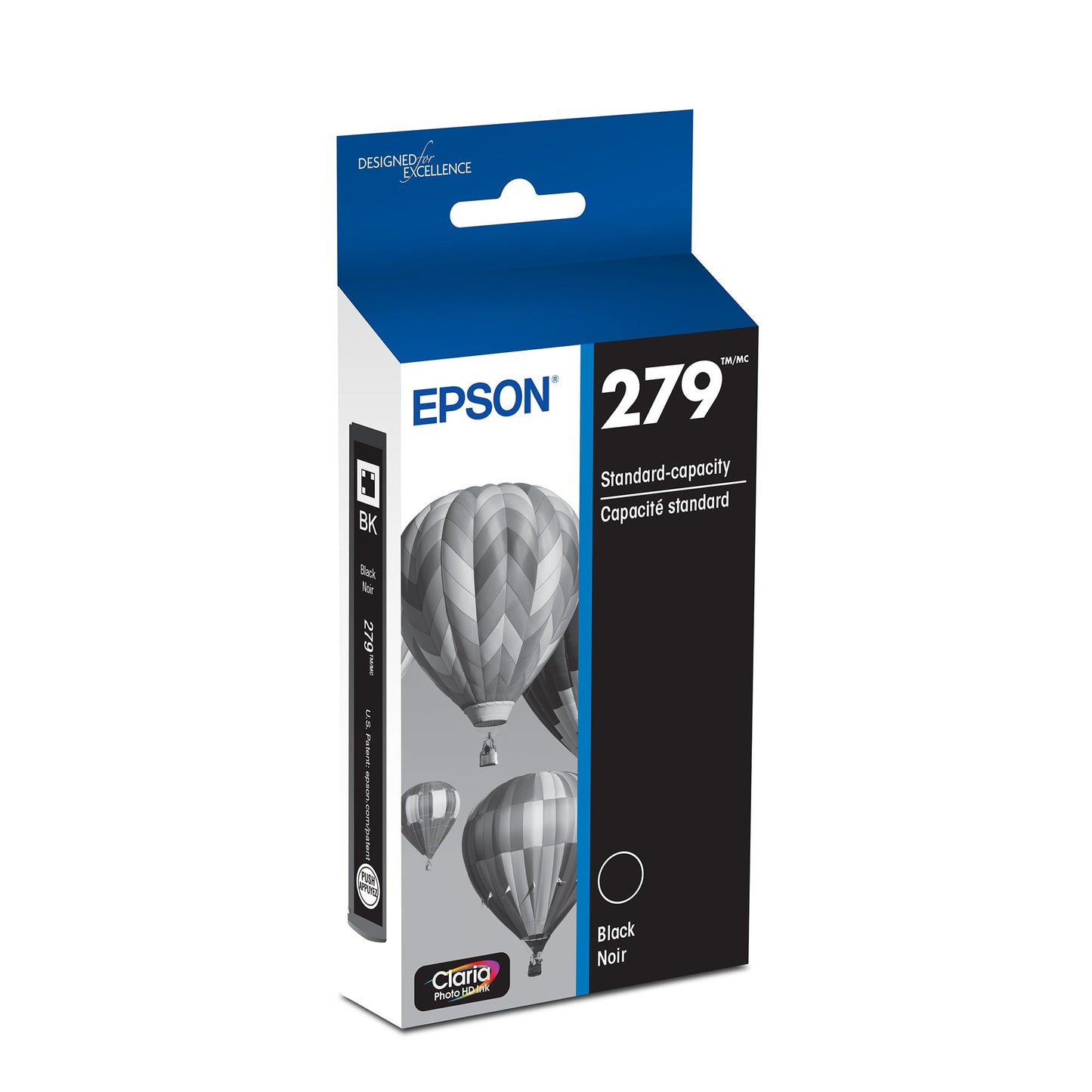 Epson 279 Claria Photo HD Ink Standard Capacity Black Cartridge (T279120-S) Works with Expression Photo XP-980