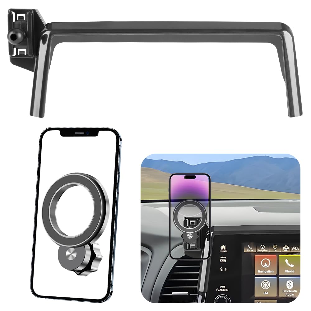 JIEZMO Car Magnetic Phone Mount for Honda Odyssey 2018 2019 2020 2021 2022 2023 2024 Auto Interior Accessories Best Cellphone Holder Mobile Cradle
