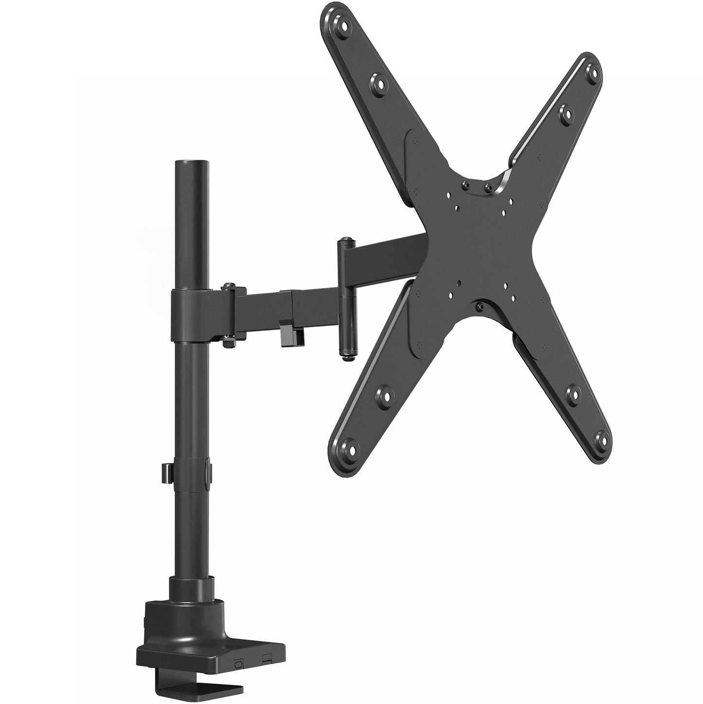 VIVO Ultra Wide Monitor and TV Desk Mount for up to 55 inch Screens, Single Television Stand with Articulating Arm, Holds up to 44 lbs, Max VESA