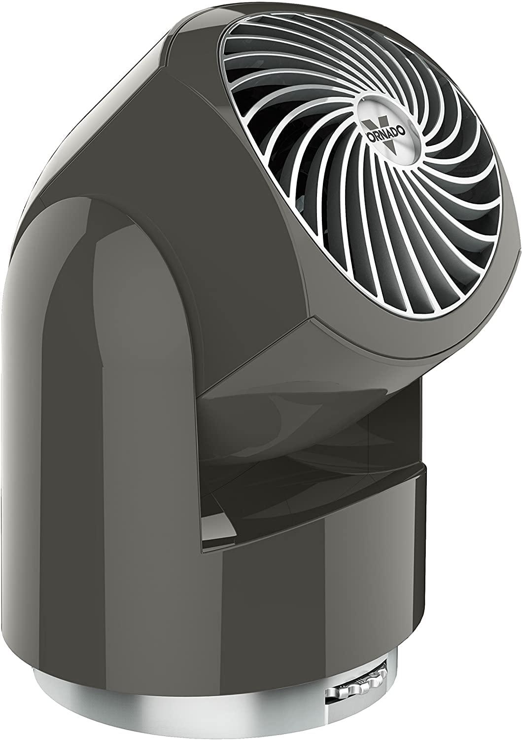 Vornado Flippi V10 Oscillating Compact Air Circulator Fan, Quiet Portable Fan for Office or Bedroom, Adjustable Head, 3 Speeds, Graphite Gray