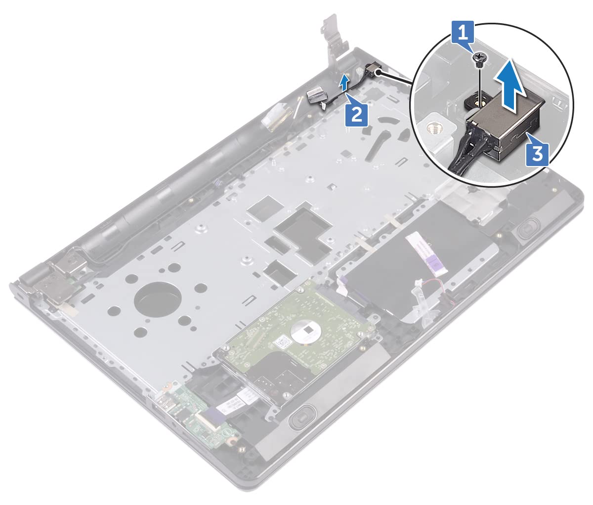 Deal4GO DC Power Jack Cable Charging Adapter Port FWGMM 0FWGMM Replacement for Dell Inspiron 3567 3565 3576 3467 Vostro 3468 3568 3578