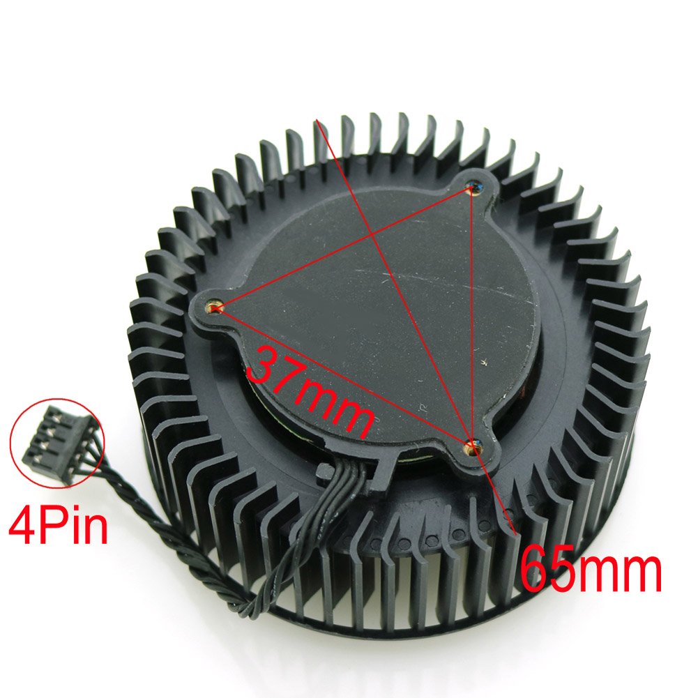 BFB0712HF 65mm 12V 1.8A for NVIDIA GTX Titan GTX980 980Ti Graphics Card Cooling Fan 4Pin 4Wire