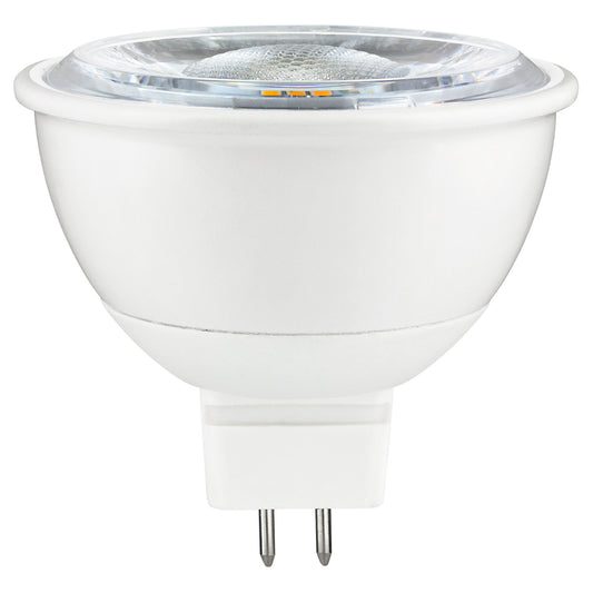 Sunlite MR16/LED/7W/12V/FL40/D/E/50K LED 7W (50W Equivalent) 12V MR16 Mini Quartz Reflector IP20 Spotlight Light Bulbs, Dimmable 40° 5000K Super White