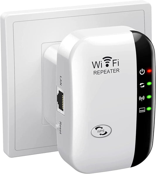 WiFi Extender, WiFi Signal Booster Up to 5800sq.ft and 58 Devices, WiFi Range Extender, Wireless Internet Repeater, Long Range Amplifier with Ethernet