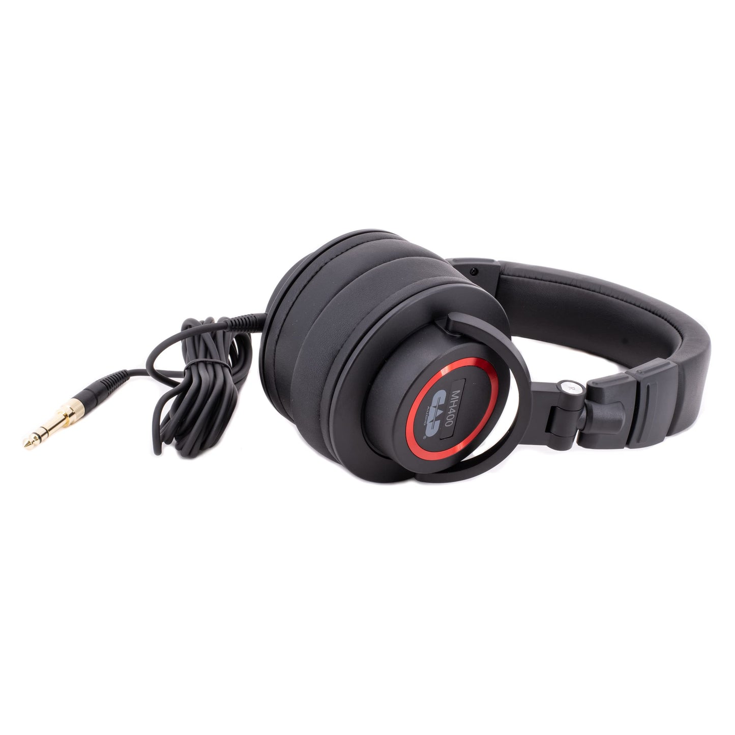 CAD Audio MH400 Foldable Over-Ear Studio Headphones - 50 mm Drivers, 180° Swivel Ear Cups, Long Cable & Portable Design