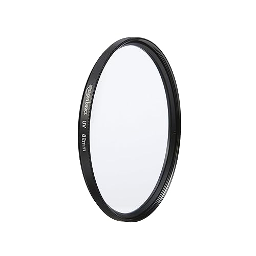 Amazon Basics UV Protection Camera Lens Filter, Scratch Resistant, Photography Filter, 82mm