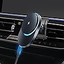 CLEC for BMW X5 2018-2023 X6 2020-2022 Magnetic Wireless Charger Car Phone Holder Mount Custom Fit for BMW X5 2018-2023 X6 2020-2022 15W Fast Charging