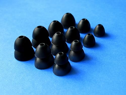 Comfortable B Oval Fit Kit Compatible with Shure SE110, SE112, SE115, SE210, SE215, SE315, SE420, SE425, SE530 PTH, SE535, SE846 in-Ear Stereo…