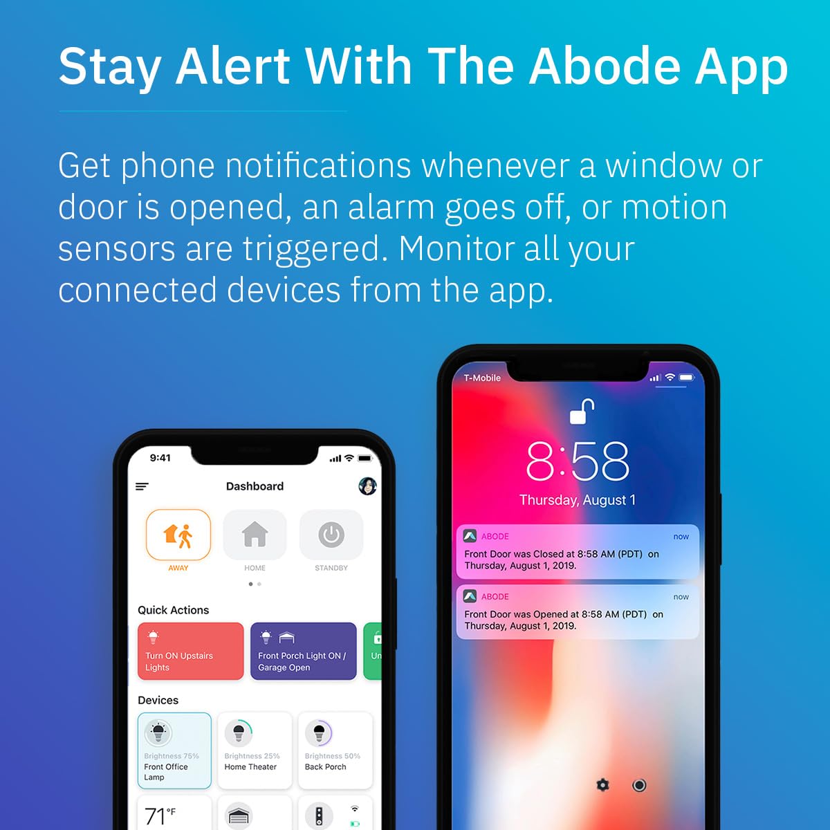 Abode Mini Door/Window Sensor | Be Alerted to Doors & Windows Opening and Closing | Works with Apple HomeKit | Requires Abode Hub