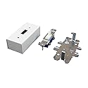 Legrand Wiremold V5719 Metal Raceway for Extending Power, 500 and 700 Series, 15 Amp Single Pole Switch and Box Kit, Ivory (1 Pack)