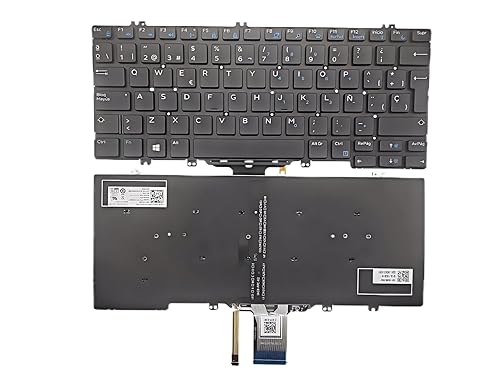 Laptop Replacement Latin Spanish Layout (español teclado) for DELL Latitude 5280 5288 5290 5289 7280 7380 7290 7390 7389 2 in1,E7280 E7380 E5280 E5290