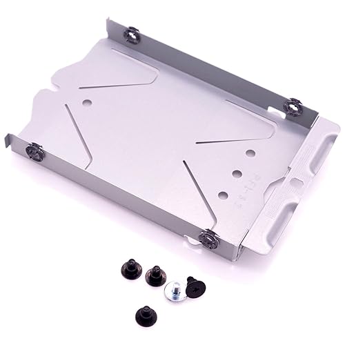 Hard Drive Caddy Tray Metal SATA HDD Mounting Bracket Holder with Screws Replacement for PS4 CUH-1200 CUH-1215A