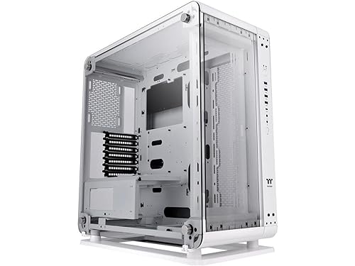 Thermaltake The Core P6 TG Snow Edition transformable ATX Mid Tower Fully Modular Computer Case with Tt LCS Certification CA-1V2-00M6WN-00