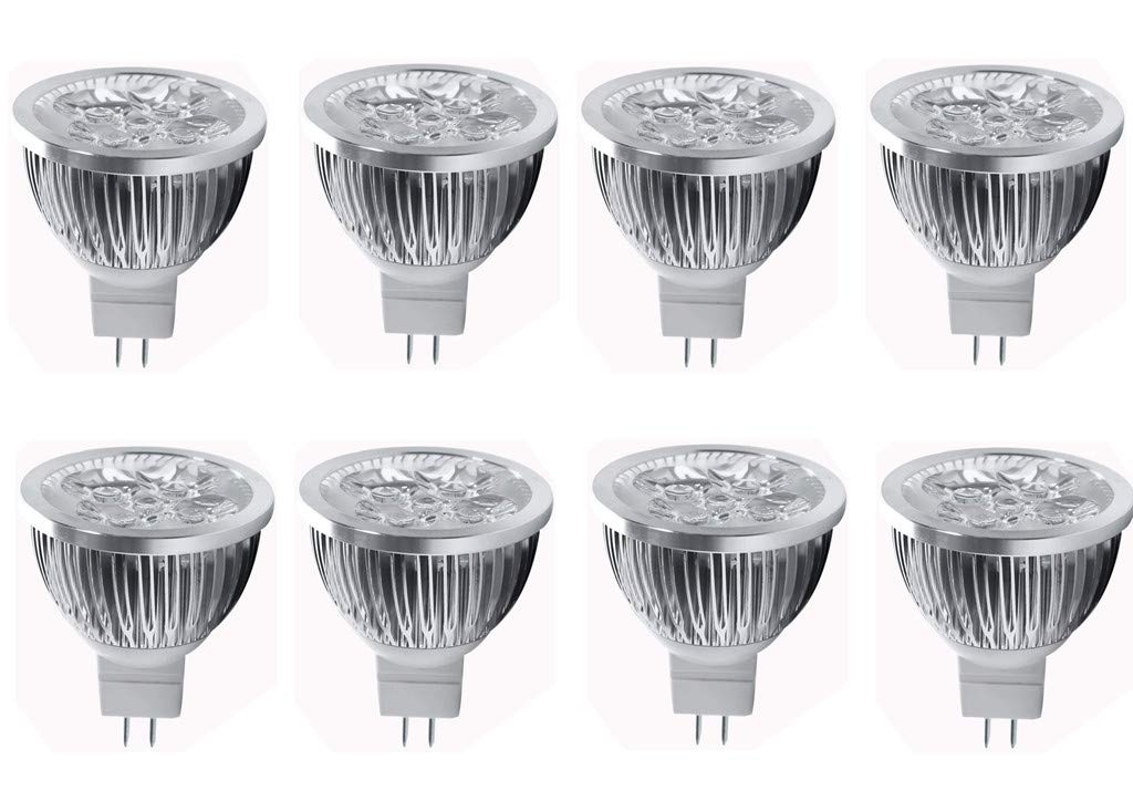 JKLcom 4W LED MR16 Bulbs 12V 4W LED Spotlight Bulb for Landscape Track Light, MR16 GU5.3 Base,12 Volt,4W(35W Equivalent Halogen Replacement),Warm