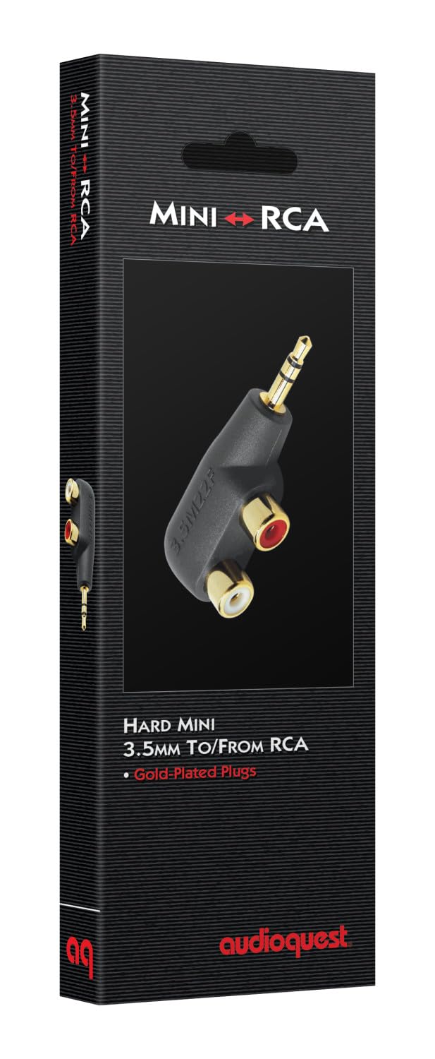 3.5 mm Stereo to 2 x Female RCA