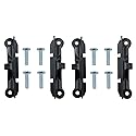 ZZHXSM 4pcs CPU Fan Support Bracket with 8pcs Mounting Screws for AM4 Socket, Black