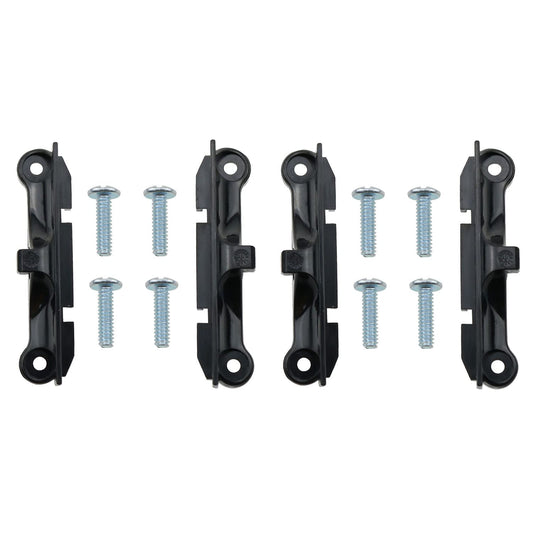 ZZHXSM 4pcs CPU Fan Support Bracket with 8pcs Mounting Screws for AM4 Socket, Black