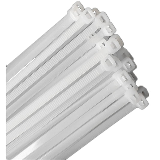 100pcs Cable Zip Ties Heavy Duty, 15-inch Plastic Ties, Adjustable Super Strong Plastic Ties, Tensile Strength of 50 Pounds, Suitable for Indoor