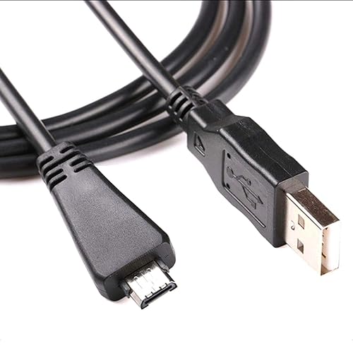 Replacement VMC-MD3 USB Data Sync Transfer Cable USB 2.0 Charging Cord Lead Compatible with Sony Cyber-Shot/Cybershot Digital Camera DSC-W350D W360