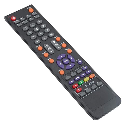 142022370010C Replace Remote Control fit for Sceptre LCD LED TV HDTV E165BV-MQ E205BD-SMQC X325BV-FMQC X505BV-FMQC E555BV-FMQC E325UD-MQR X322BV-MQC